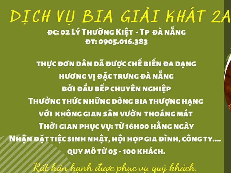 Menu Khách Sạn T26-Hotel