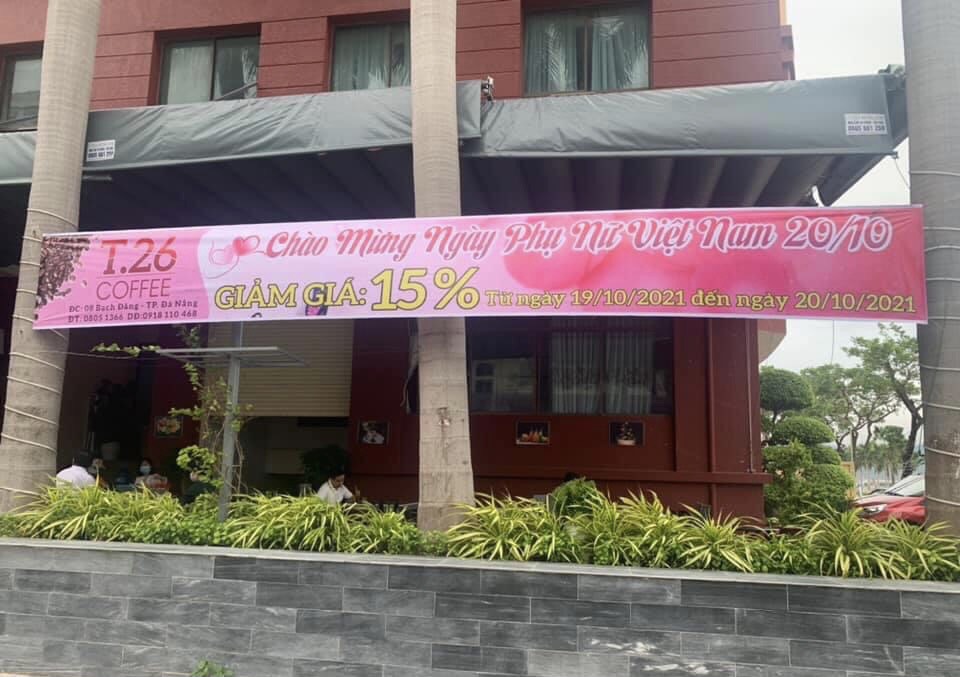 cafe t26 đ&agrave; nẵng